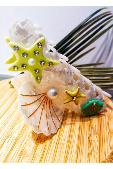 Monalisa Home 10 cm Lüks Gösterişli Renkli  Kıstırma Toka ürün görseli