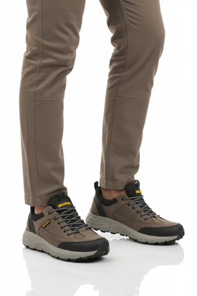 Bulldozer Gri Nubuk Hakiki Deri Erkek Outdoor Ayakkabı ürün görseli