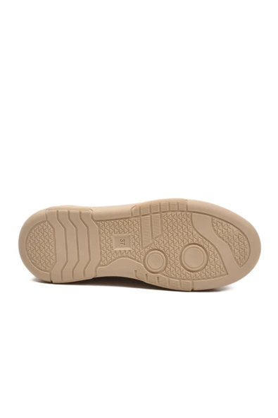 Aspor Bej Bağcıklı Unisex Spor Ayakkabı - Resim 5