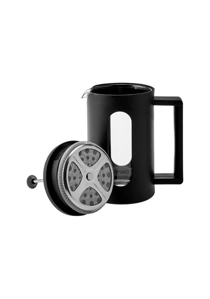Karaca Leya Kaşık Hediyeli Borosilikat Cam French Press 600 ml - Resim 2
