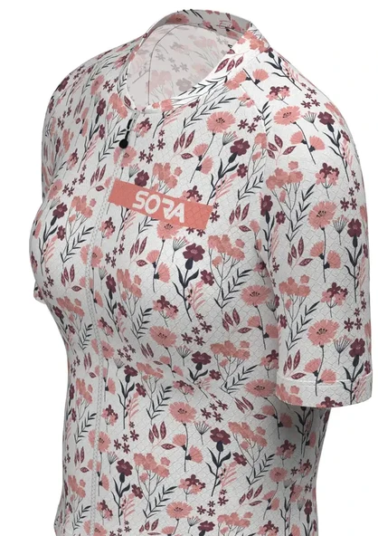 SORA EVOLVE FLORETTE KADIN KISA KOL FORMA - Resim 7