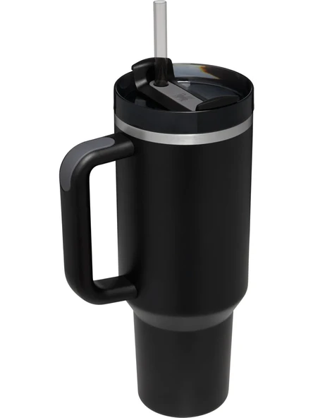 Stanley Quencher 1.18 lt Pipetli Termos Bardak Siyah - 3