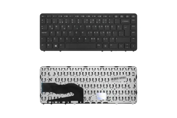 HP Uyumlu EliteBook 840 G1 (E3H06EC), 840 G1 (E3H07EC) Klavye TR  Siyah Çerçeveli ürün görseli 1
