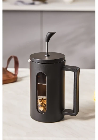 Karaca Leya Kaşık Hediyeli Borosilikat Cam French Press 350 ml - Resim 3