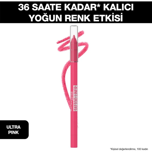 Tattoo Liner Jel Göz Kalemi Ultra Pembe Yoğun Renk 36 Saat Kalıcı Suya Dayanıklı ürün görseli