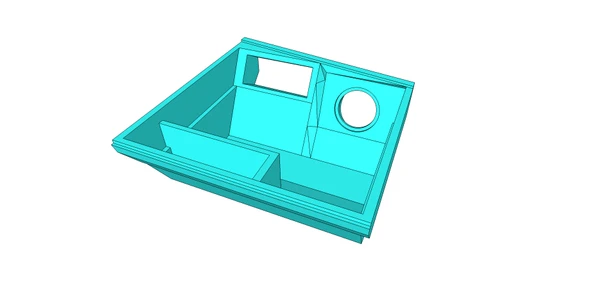 VW Golf MK4 ÇAKMAKLIK YUVA ÇERÇEVESİ EŞYA BÖLMESİ  - 3610531 - Resim 2