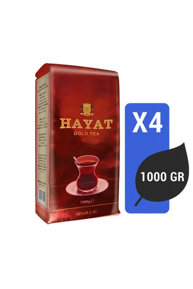 Güzel Çay Hayat Gold Tea 1000 Gr X 4 Adet - 2