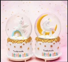 Kar Küresi - Unicorn Figürlü (Orta Boy) 1 Adet ürün görseli 1