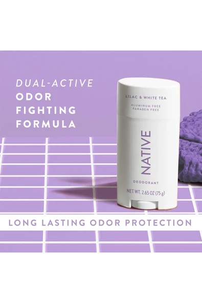 Native Lilac & White Tea Alüminyumsuz Stick Deodorant 75GR - 6