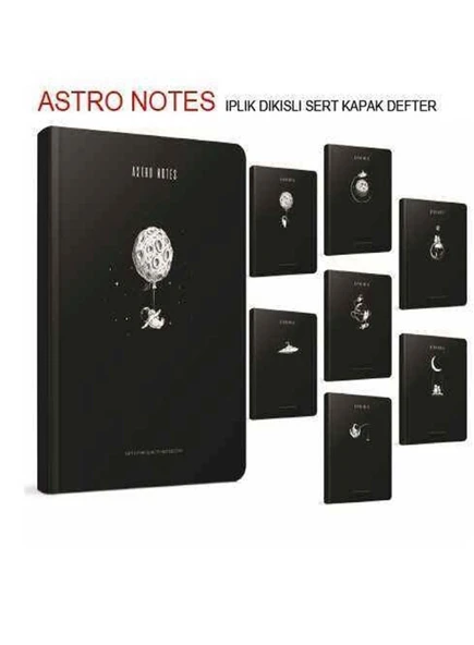 Gıpta Spiralli Karton Kapak Astro Notes Defter A6 80/1 7963 6087 ürün görseli