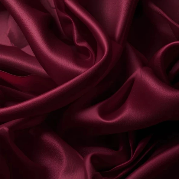 Antibakteriyel Terletmeyen İpek Saten Yastık Kılıfı 2'li 50x70 Bordo - Resim 3