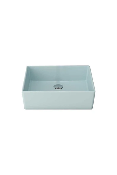 Milano Çanak Lavabo 50 Cm Mat Buz Mavi 1215-029-0125