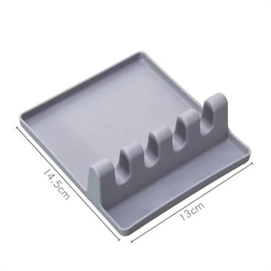 BUFFER® Tencere Kapak Tutuculu Kaşıklıklı Tencere Kapak Standı Pratik Kaşık Kepçe Altlık Düzenleyici - Resim 8