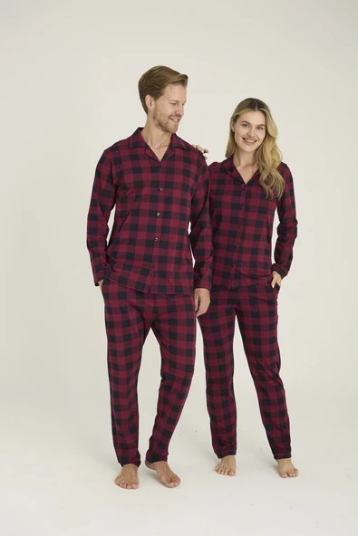 9209 Erkek Apaj Yaka Pijama Takım ürün görseli