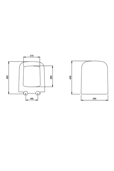 Firenze Rimless Asma Klozet Parlak Beyaz Kapak Dahil 1304-064-0128 - 4