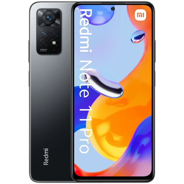 Xiaomi Redmi Note 11 Pro 8 GB 128 GB Siyah (Resmi Distribütör Garantili) ürün görseli