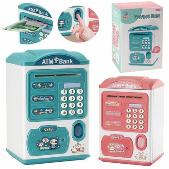 Parmak İzi ve Şifreli Elektronik ATM Kumbara - Resim 5