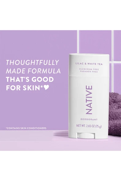 Native Lilac & White Tea Alüminyumsuz Stick Deodorant 75GR - 5