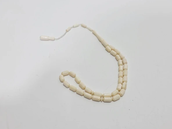 Kesme Fildişi Tesbih 9,30 Gram - Koleksiyonluk Fil Dişi Tespih - Resim 2