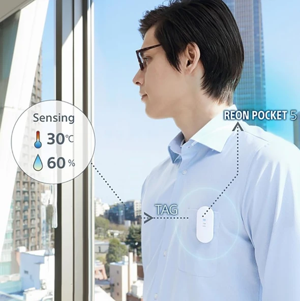 Sony Reon Pocket 5 Giyilebilir Klima - Resim 5