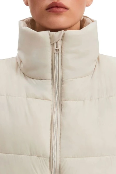 Lumberjack Wl 4GUMP WGK- F003W 5Pr Kadın Ekru Yelek 102027536 - Resim 4