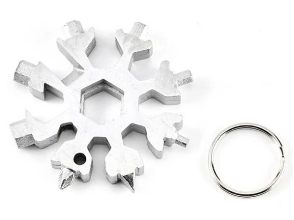 Kar Tanesi Çok Amaçlı Anahtarlık Açacak ürün görseli