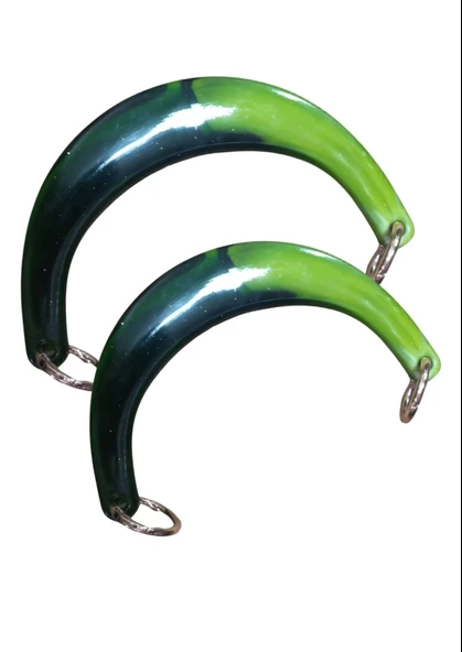 Çanta Sapı Ay Model Yeşil17 cm