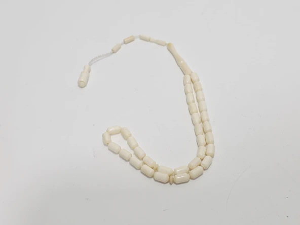 Kesme Fildişi Tesbih 9,18 Gram - Koleksiyonluk Fil Dişi Tespih - Resim 2