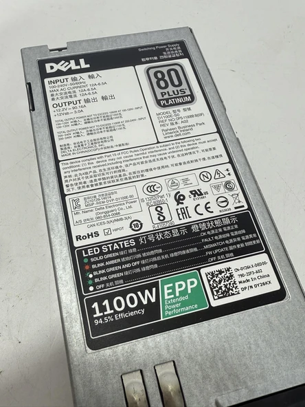 Dell D1100E-S0 Sunucu Güç Kaynağı 1100W - Resim 3