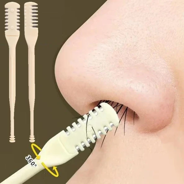 BUFFER® 2'Si Bir Arada 2 Parça Kutulu Burun Kıl Alma ve Kulak Temizleme Aparatı - Resim 3