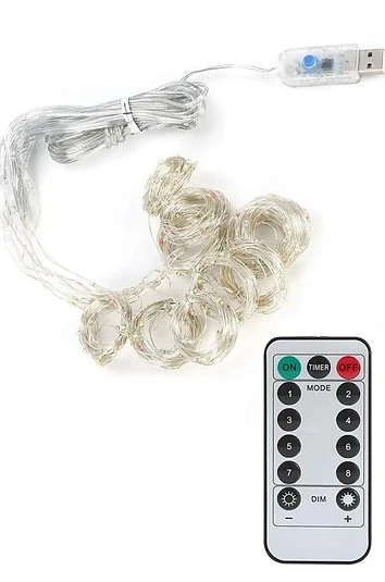 Peri Perde Led Uzaktan Kumandalı 3x3 Metre - Resim 2