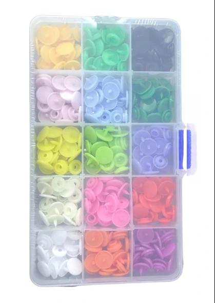 Çıt Çıt Plastik Set Renkli 180 Adet ürün görseli 1