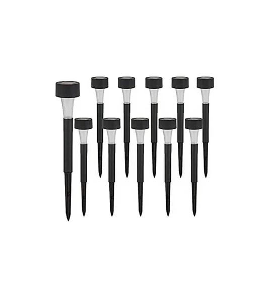 Güneş Enerjili Bahçe Lambası Plastik Saplama 10lu Set - Resim 3