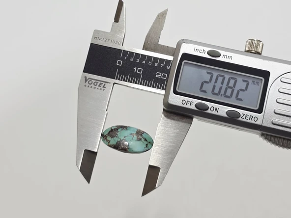 Doğal İran Nişabur Firuze (Turkuaz) Taşı 14 Karat - 2,8 Gram - Resim 5