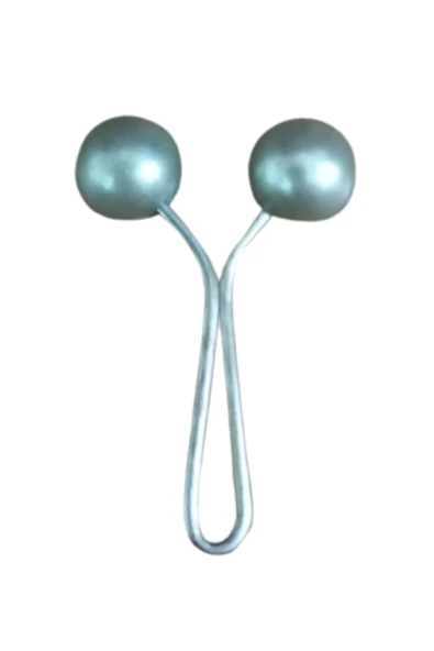 Eşarp Klipsi Top Model Düz Gri 1 Adet ürün görseli