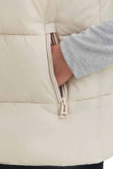 Lumberjack Wl 4GUMP WGK- F003W 5Pr Kadın Ekru Yelek 102027536 - Resim 5