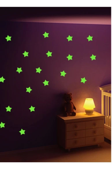 Yapışkanlı Fosforlu Yıldız - Resim 2