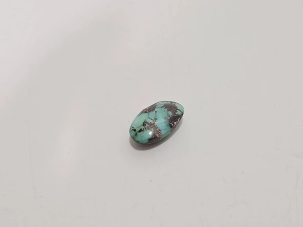 Doğal İran Nişabur Firuze (Turkuaz) Taşı 14 Karat - 2,8 Gram - Resim 2