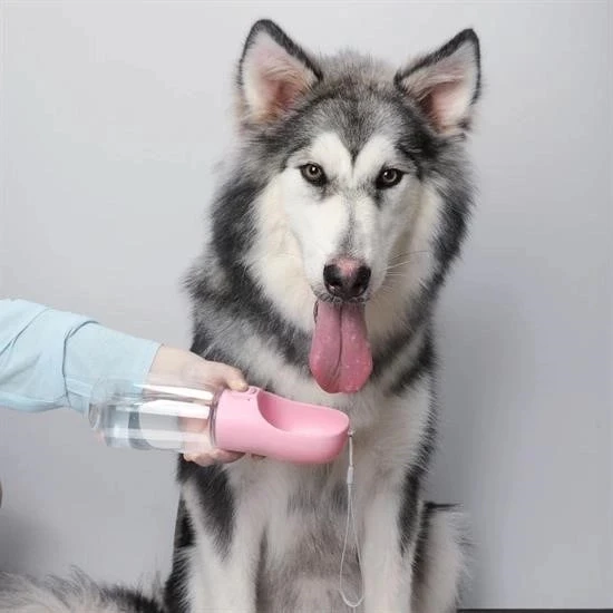 BUFFER® Taşınabilir Evcil Hayvan Suluğu Seyahat Kabı Kilitlenebilen Su Sızdırmaz Kap 350 ml - Resim 7