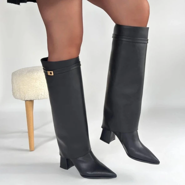 Jike Siyah Cilt Tak Çıkar Çizme - Resim 4