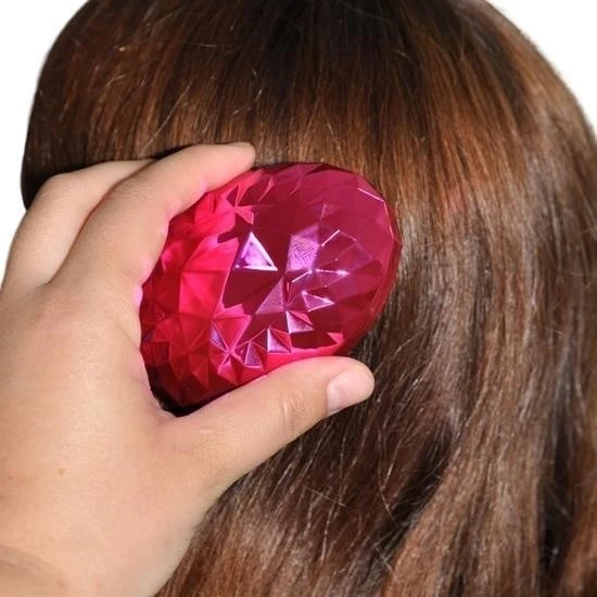 BUFFER® Neon Pembe Düzleştirici Tarak Geniş AralıklıHer Saç Tipine Uygun Fırçalı Saç Düzleştirici - 3