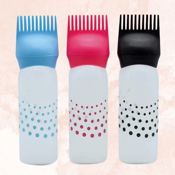 BUFFER® Saç Boyama Aparatı Taraklı Saç Bakımı Krem Saç Yağı Uygulama Aparatı - 4