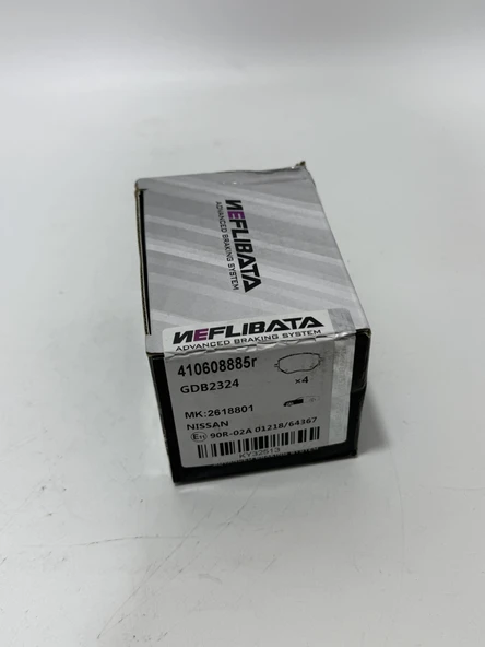 Neflibata Renault Clio Ön Fren Balatası Takımı 410608885r - Resim 2