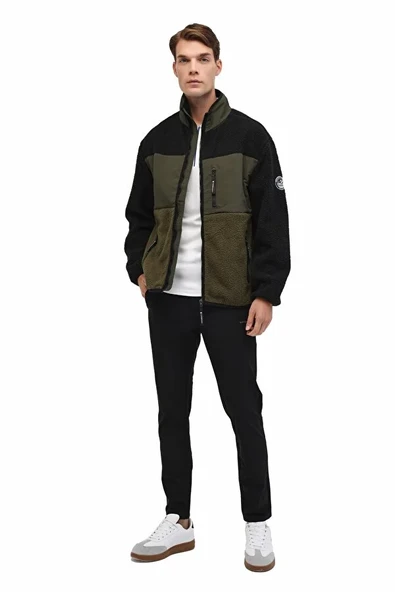 Lumberjack Ml ZAREK 6TDEY-01 5Pr Erkek Polar Mont Yeşil 102032086 - Resim 3