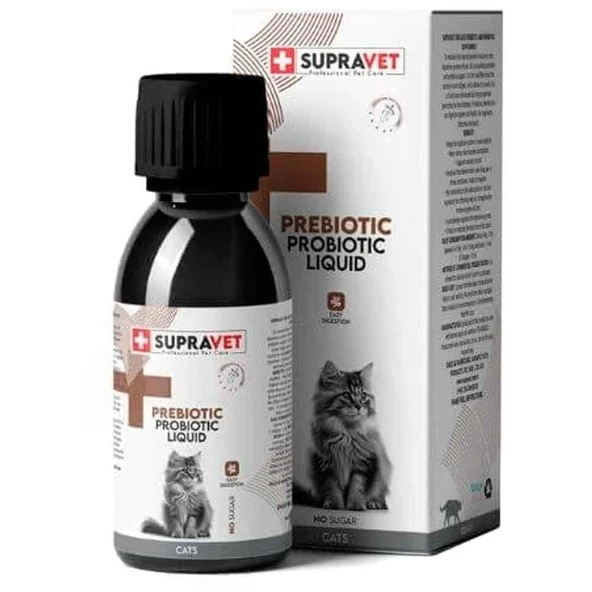 Supravet Probıyotık, Kedı Bağışıklık Güçlendırıcı Takvıye 100 Ml ürün görseli