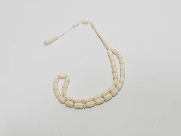 Kesme Fildişi Tesbih 9,04 Gram - Koleksiyonluk Fil Dişi Tespih - Resim 2