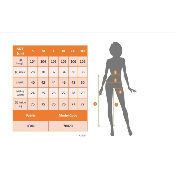 Lucky Life Lucky Life Kadın Yüksek Bel İspanyol Paça Kot Pantolon - 6