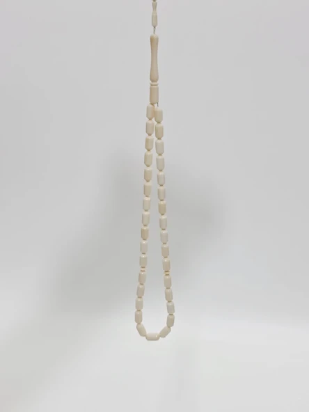 Kesme Fildişi Tesbih 9,18 Gram - Koleksiyonluk Fil Dişi Tespih - Resim 7