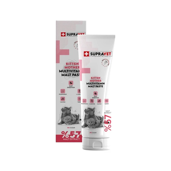 Supravet Kıtten & Mother Multı Vıtamın Malt Paste 30 Gr ürün görseli