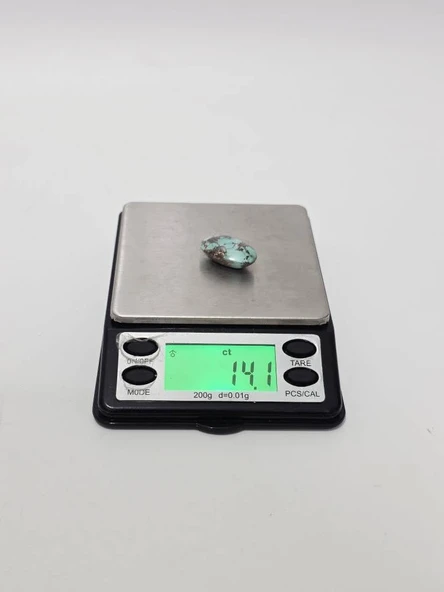 Doğal İran Nişabur Firuze (Turkuaz) Taşı 14 Karat - 2,8 Gram - Resim 7